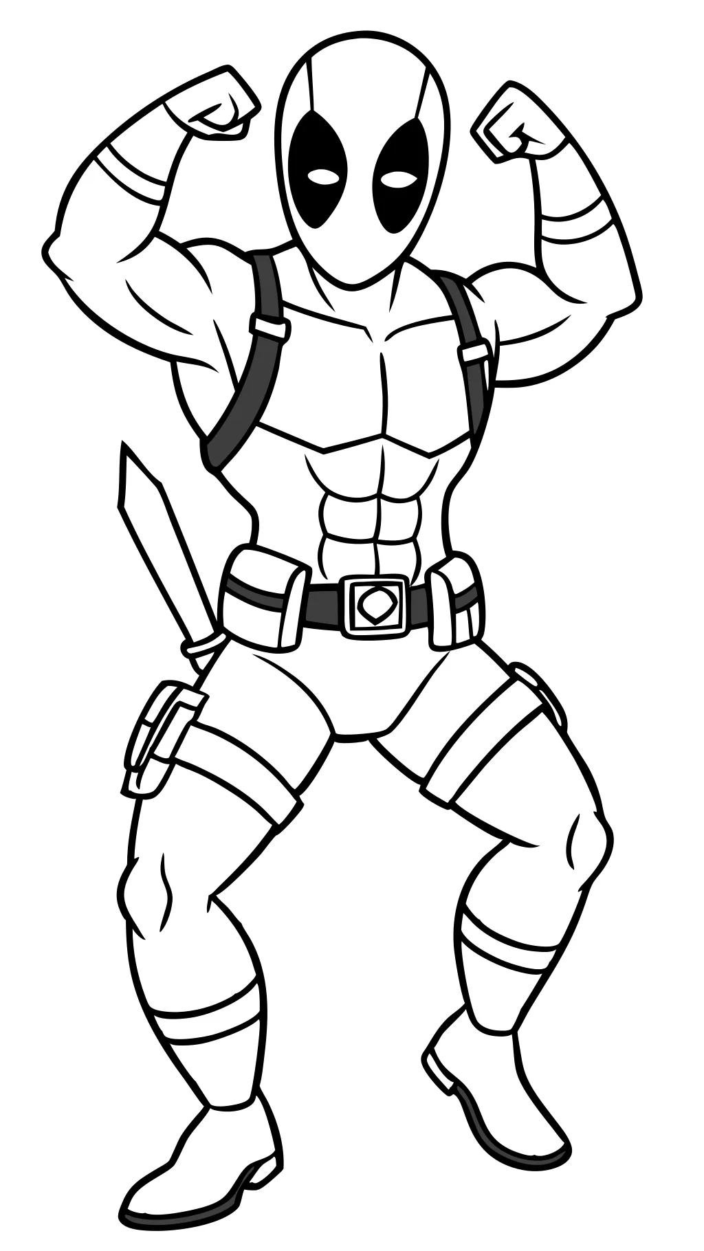 printable deadpool coloring pages